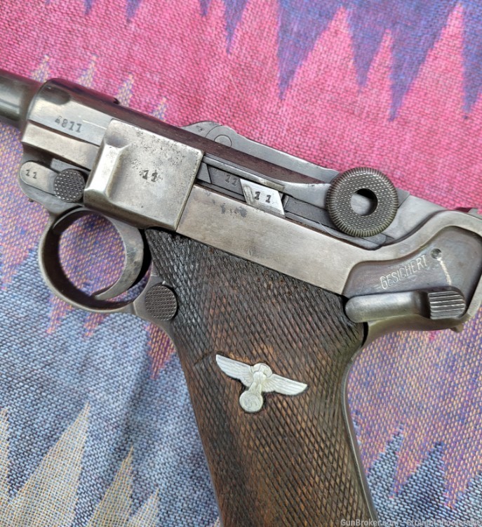Ww2 german Luger Mauser p08 bring back matching 1940-img-3