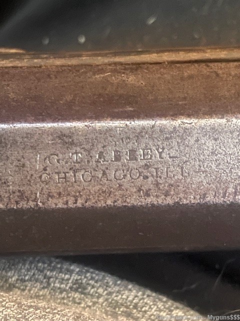 Gerorge T Abbey Chicago 1860 Half Stock  Plains Rifle-img-2