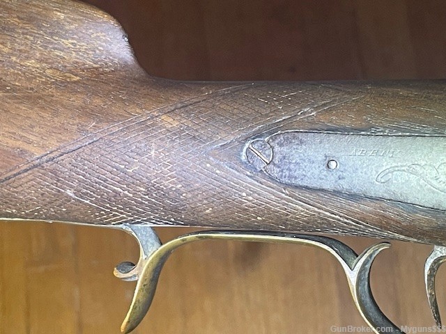 Gerorge T Abbey Chicago 1860 Half Stock  Plains Rifle-img-10
