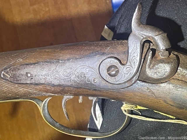 Gerorge T Abbey Chicago 1860 Half Stock  Plains Rifle-img-3