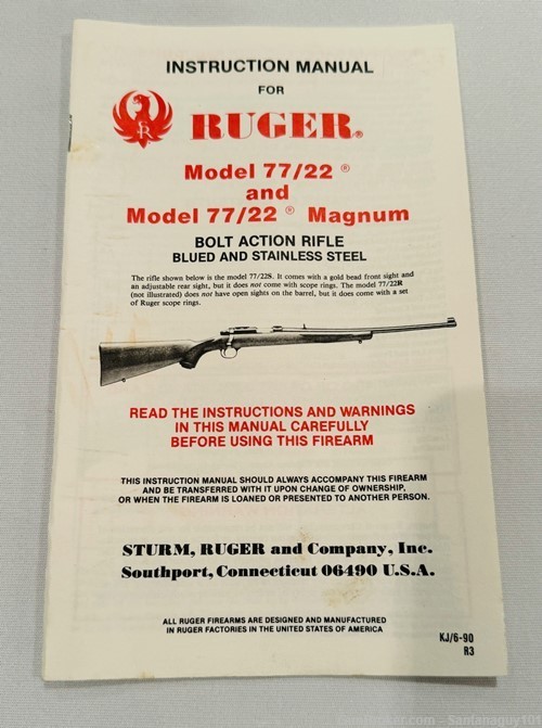 Ruger Model 77/22 All Weather Rifle, .22LR, Brushed Stainless, 20" Barrel-img-12