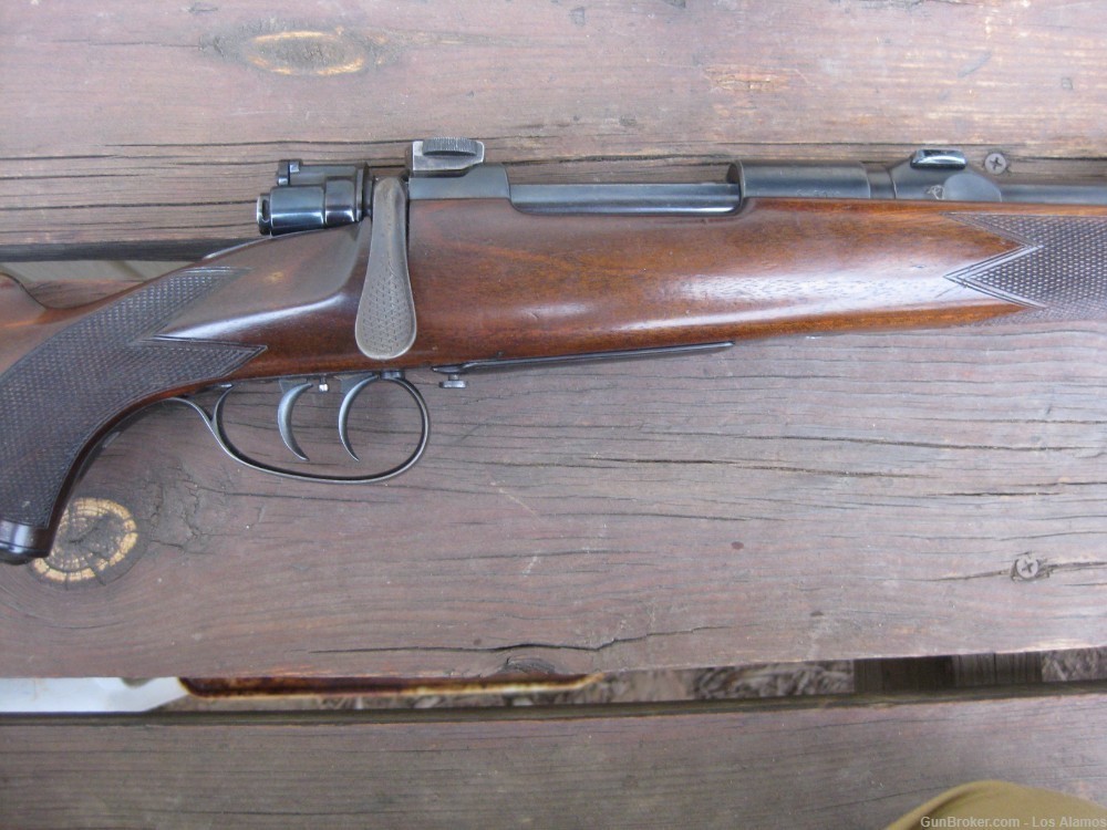 Mauser commercial sporting rifle, early 3 digit SN 711, made 1899, Rigby-img-0