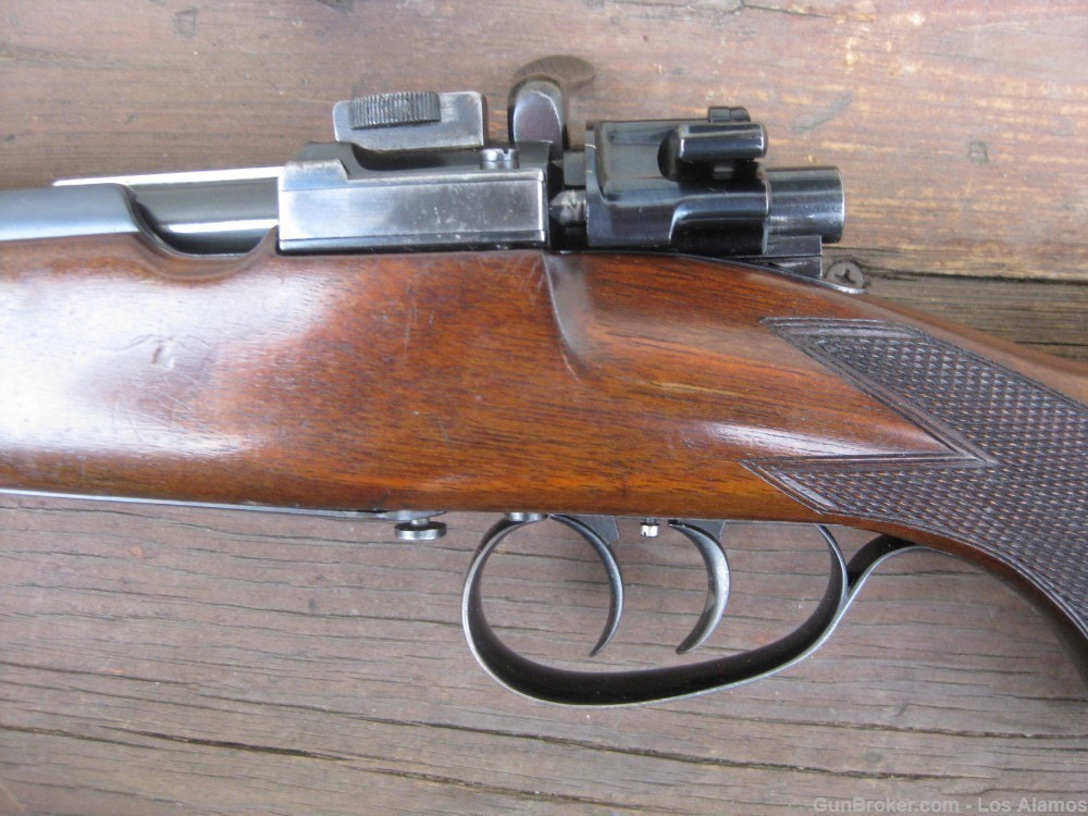 Mauser commercial sporting rifle, early 3 digit SN 711, made 1899, Rigby-img-11