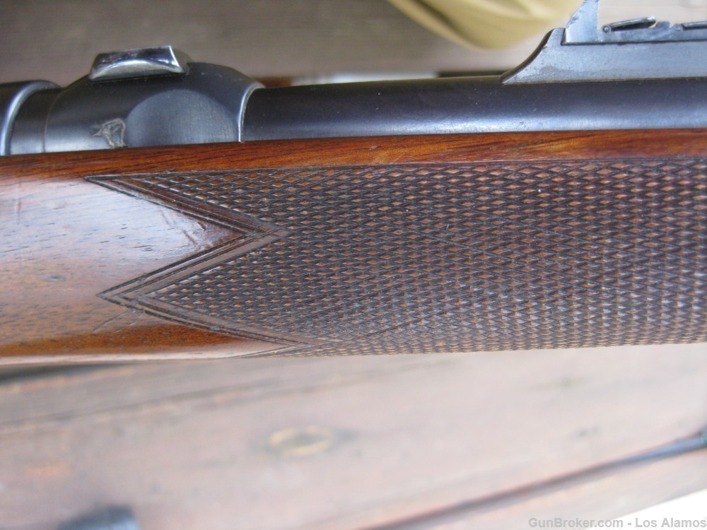 Mauser commercial sporting rifle, early 3 digit SN 711, made 1899, Rigby-img-43