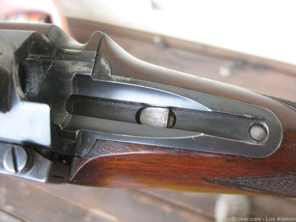 Mauser commercial sporting rifle, early 3 digit SN 711, made 1899, Rigby-img-51