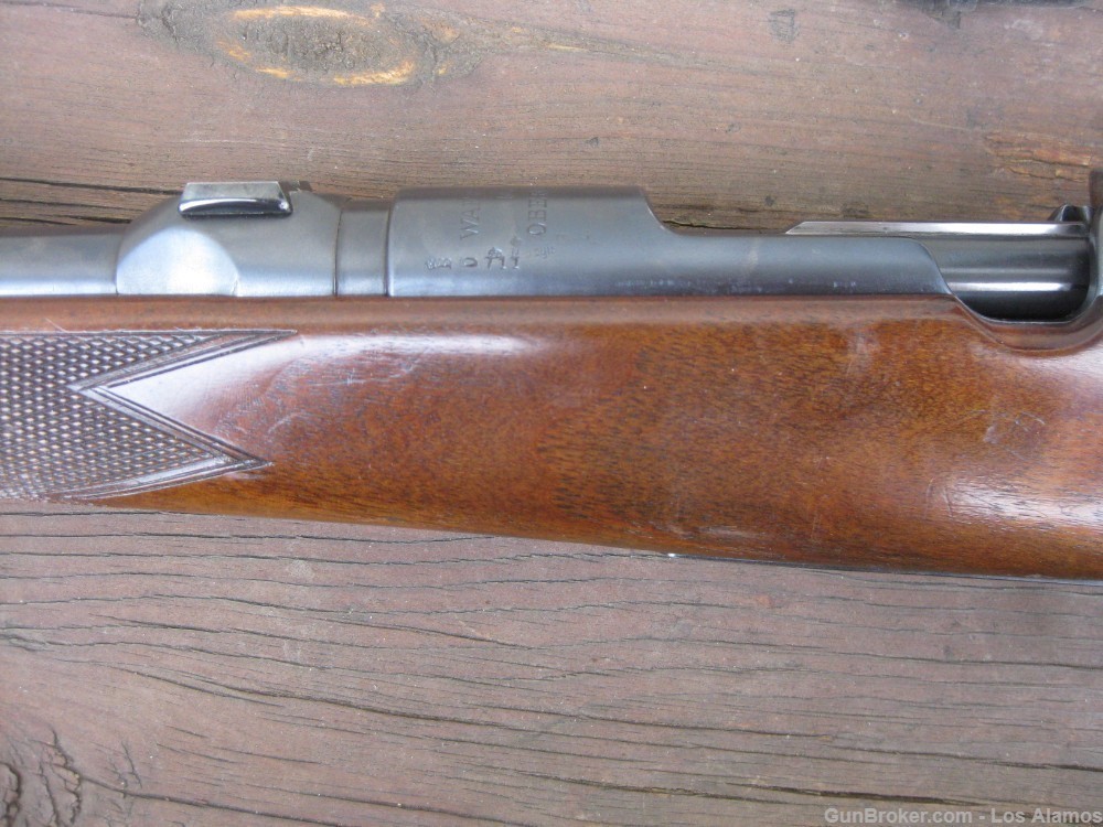 Mauser commercial sporting rifle, early 3 digit SN 711, made 1899, Rigby-img-12