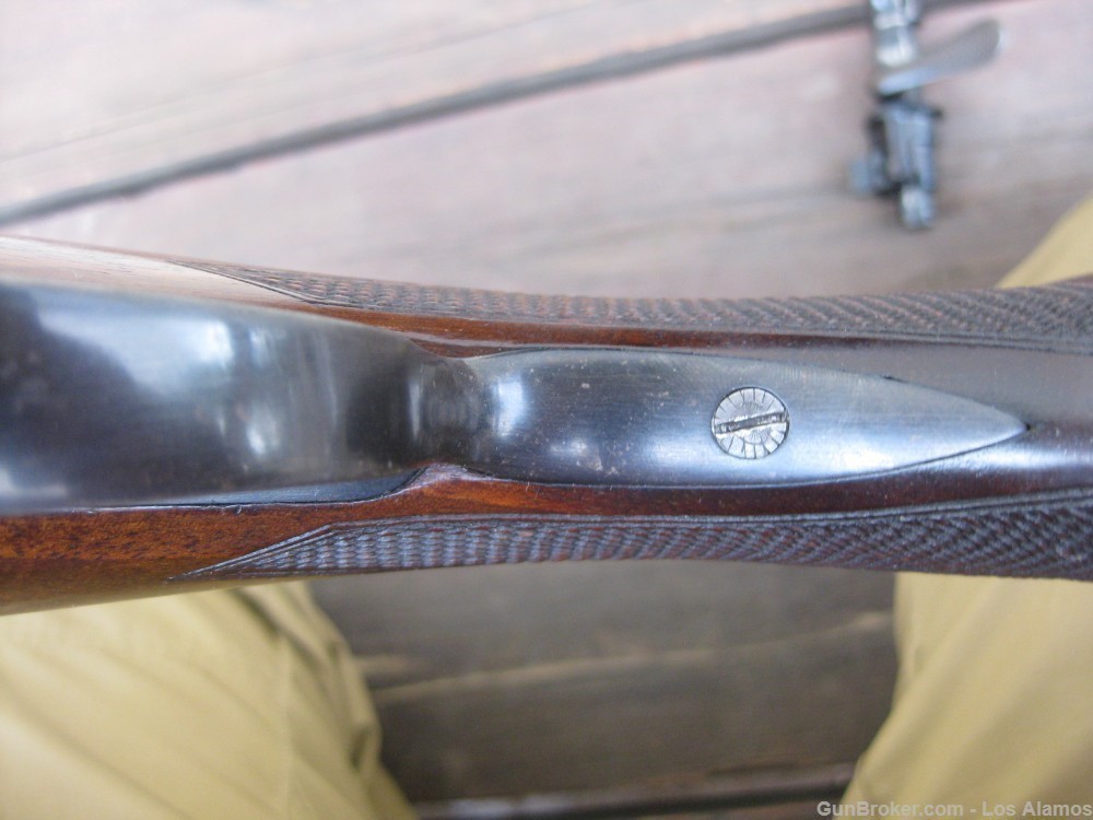 Mauser commercial sporting rifle, early 3 digit SN 711, made 1899, Rigby-img-36