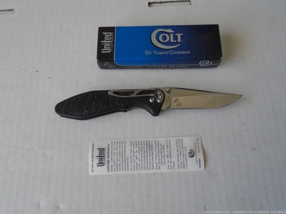 NIB COLT CT0102OPNB Police Positive Folding Tactical Knife-img-1