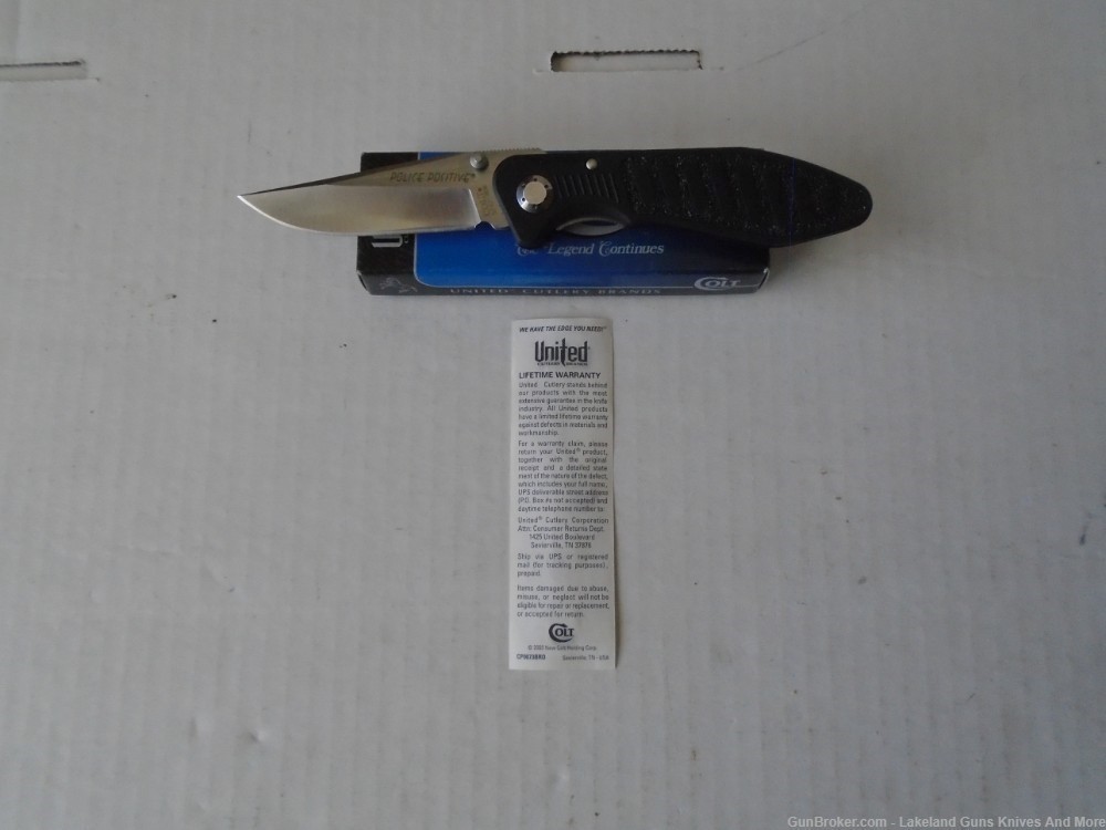 NIB COLT CT0102OPNB Police Positive Folding Tactical Knife-img-7