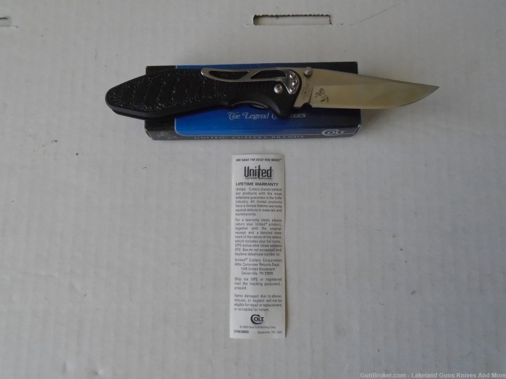 NIB COLT CT0102OPNB Police Positive Folding Tactical Knife-img-5
