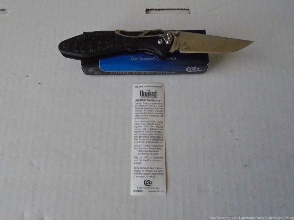 NIB COLT CT0102OPNB Police Positive Folding Tactical Knife-img-4