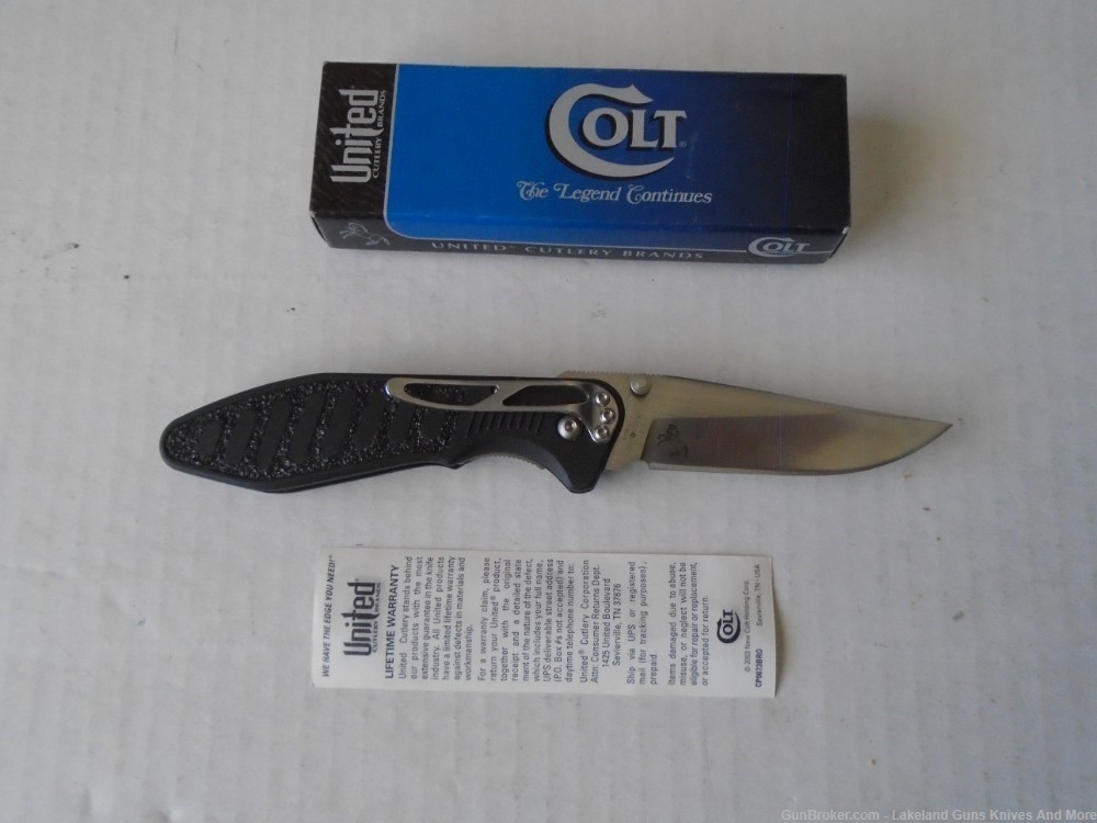 NIB COLT CT0102OPNB Police Positive Folding Tactical Knife-img-3