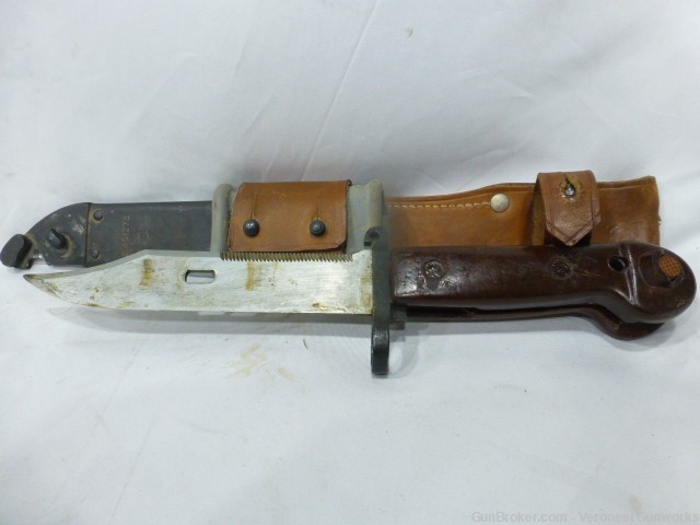 Romanian AKM Type 1 Bayonet With Scabbard and Sheath EXCELLENT RAKB1-img-7
