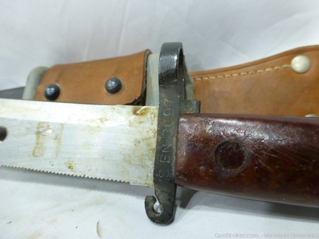 Romanian AKM Type 1 Bayonet With Scabbard and Sheath EXCELLENT RAKB1-img-4