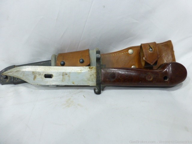 Romanian AKM Type 1 Bayonet With Scabbard and Sheath EXCELLENT RAKB1-img-2