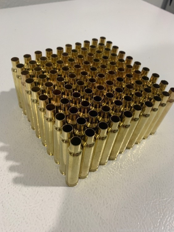 300 Weatherby Magnum 300 wby mag 100 count once fired brass-img-0