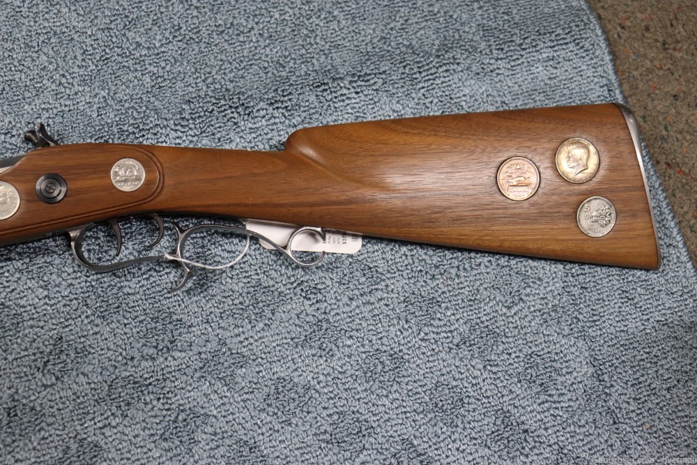 Thompson Center 50 Cal. Black Powder Flint Lock Rifle (SN#K6664)-img-6
