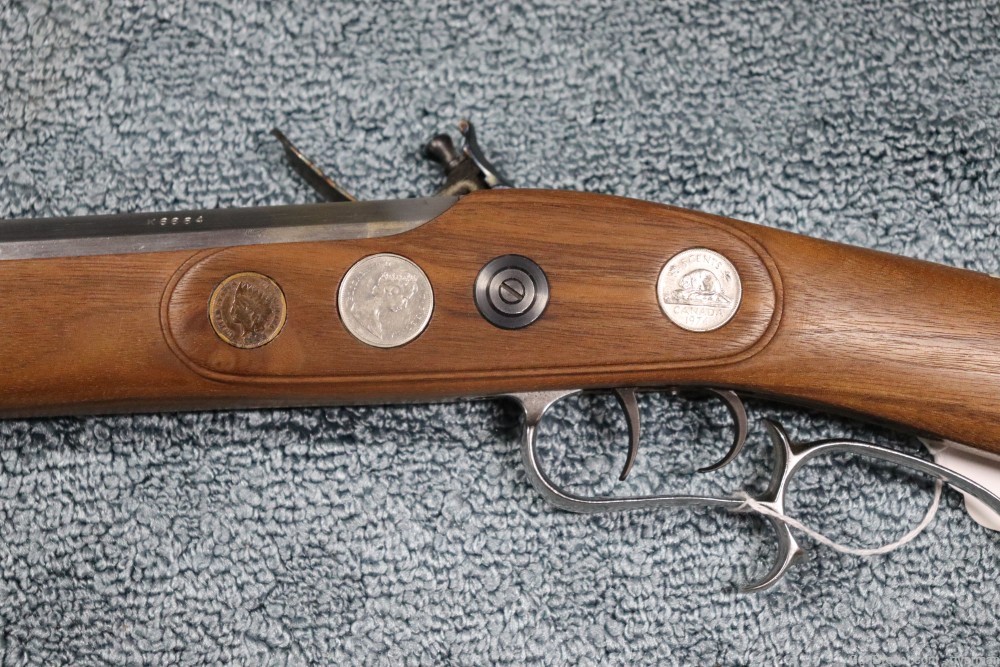 Thompson Center 50 Cal. Black Powder Flint Lock Rifle (SN#K6664)-img-7