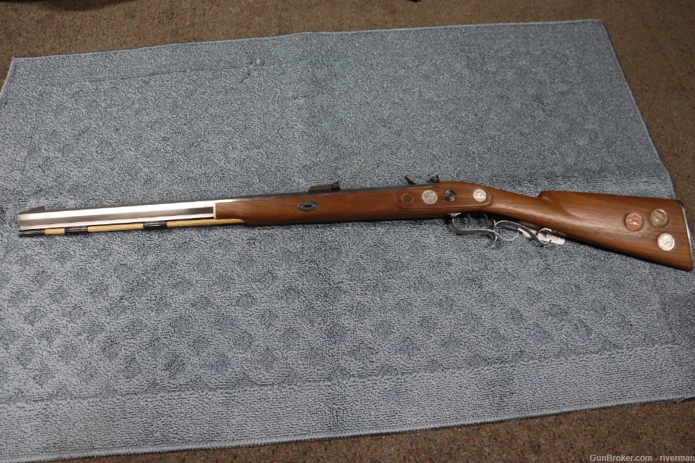 Thompson Center 50 Cal. Black Powder Flint Lock Rifle (SN#K6664)-img-5