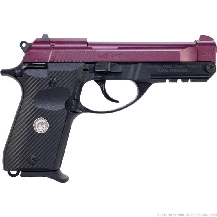 EAA Girsan MC14T Solution Tipup Pistol 380 ACP 3.8 in. Cherry Slide 13 rd.-img-0