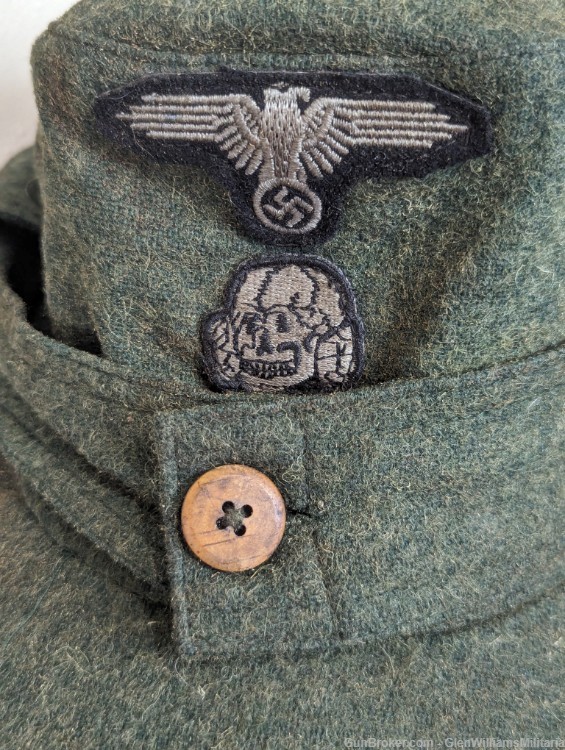 WW2 German Waffen Elite SS Wool Late War M44 Cap -img-1