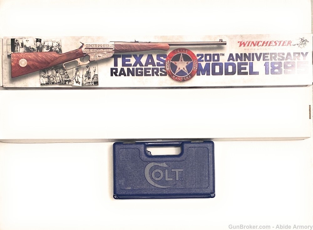 Texas Rangers 200th Anniversary Set Winchester Colt Matching Set #18 RARE!-img-25