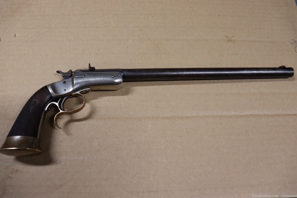Stevens Conlin Model 38 second issue Tip Up Single Shot Pistol Cal. 22-img-0