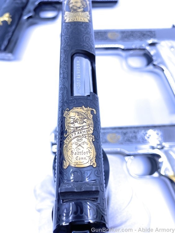Samuel Colt 1911 Stainless Blued 45 38 Serial #4 Set Colt-38-Collector Rare-img-13