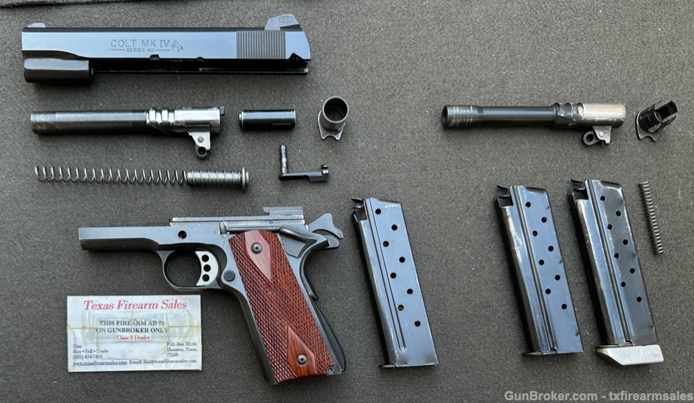 Colt Government MK IV Ser. ’80 .38 Super, With 9mm Conversion Kit, 1985-img-32