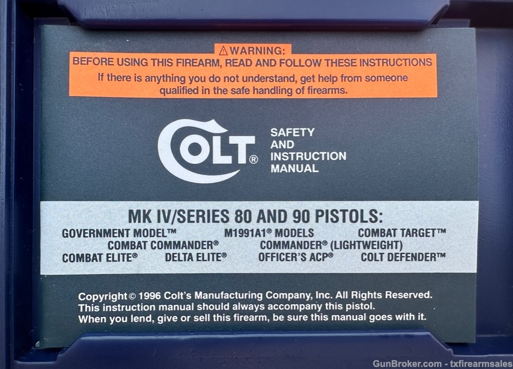 Colt Government .45 ACP, Custom Cerakote Finish, 2012-img-47