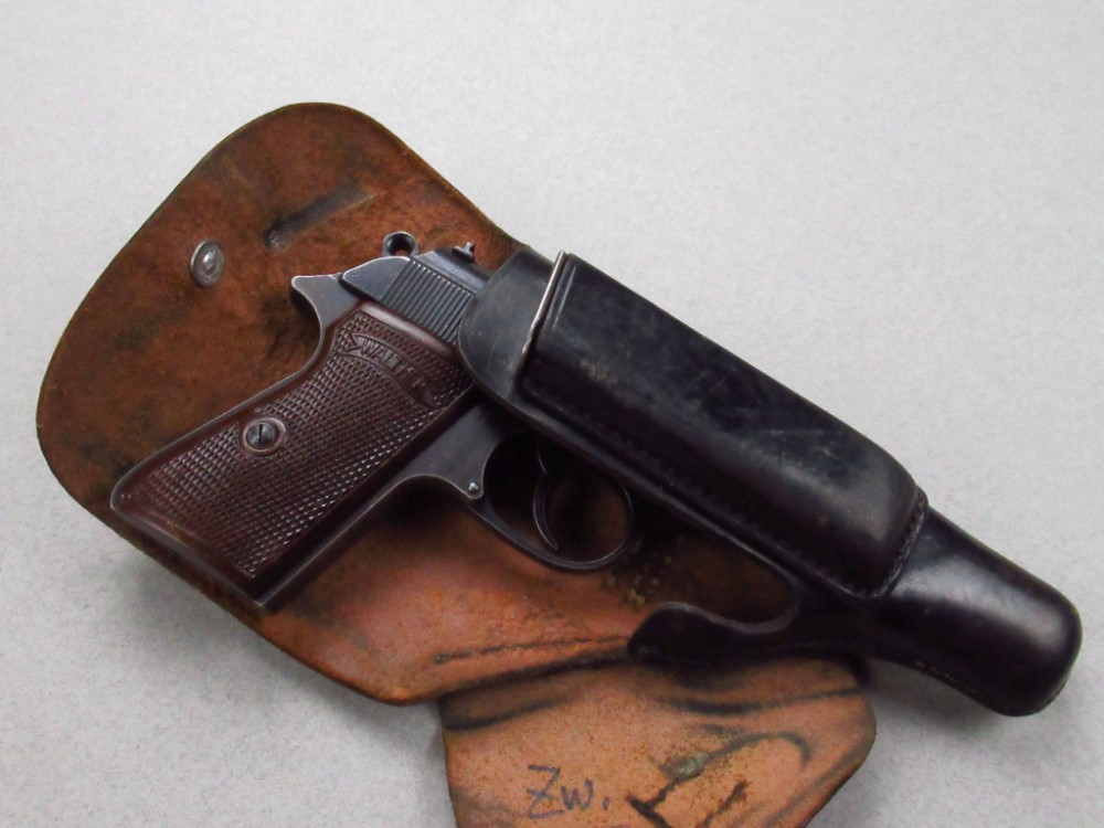 Honest 1944 WWII Walther PP RIG German pistol PPk 7.65mm Holster P38-img-115