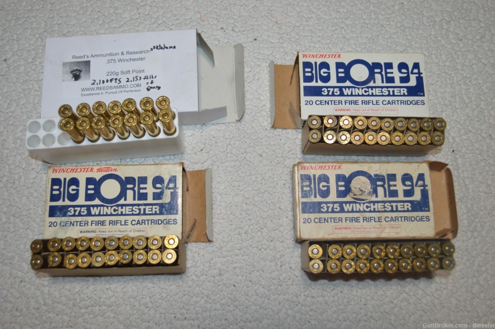 74 Rounds 375 Winchester Ammunition -img-8