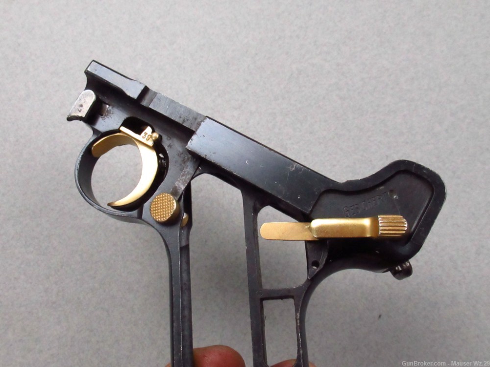 WWI WWII Luger pistol P08 Frame DWM Erfurt Mauser 9mm Artillery P39 9mm-img-1