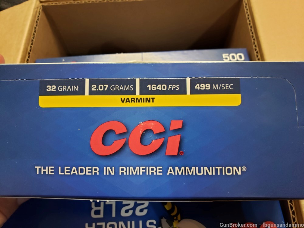 IN STOCK! 5000 ROUNDS NEW CCI STINGER .22 LR 32 HP COPPER 22 50 CCI50 MAG-img-4