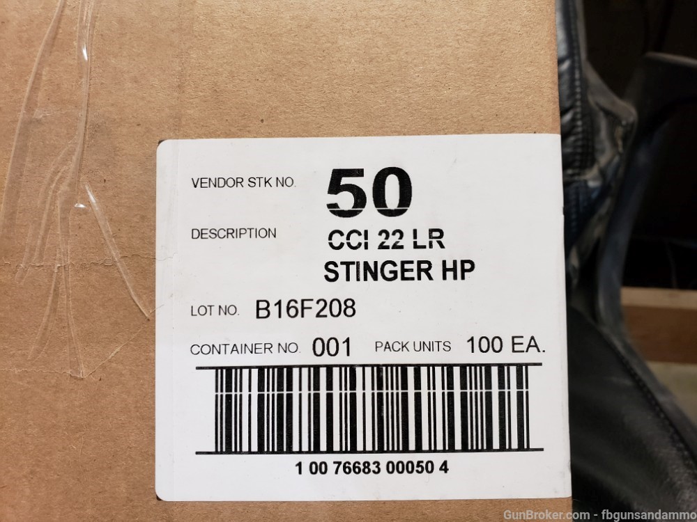 IN STOCK! 5000 ROUNDS NEW CCI STINGER .22 LR 32 HP COPPER 22 50 CCI50 MAG-img-1