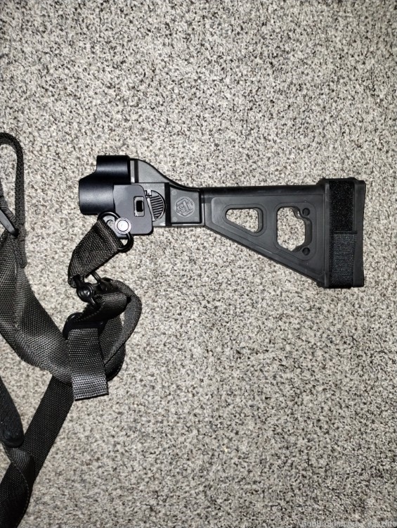 New SB Tactical HK Side Folding Arm Brace SBT5 SP5 MP5 with sling-img-1