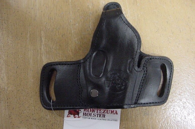 Montezuma Belt Side Black Holster  Open End Ruger LCP-img-0