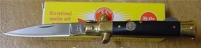 Kissing Crane  Stiletto Mini  Knife Black  KC5502-img-0