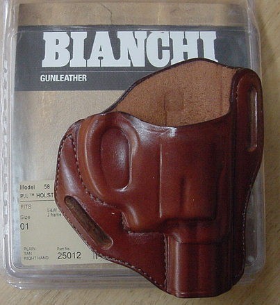 Bianchi Open Top Hi-Ride Leather Holster S&W Revol-img-0