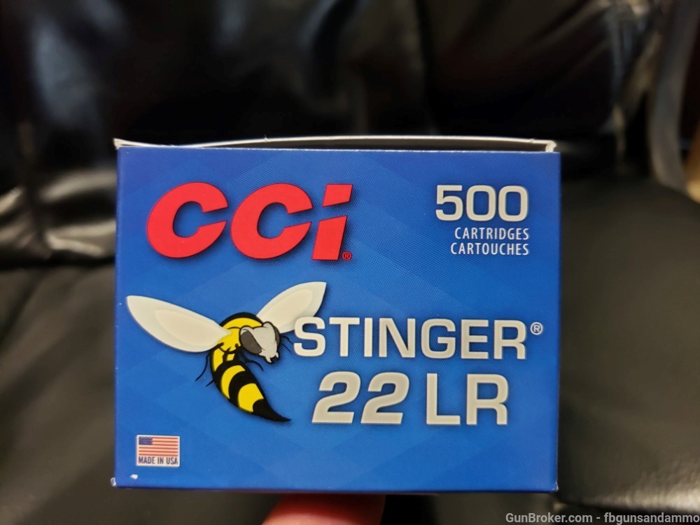 IN STOCK! 500 ROUNDS NEW CCI STINGER .22 LR 32 HP COPPER 22 50 CCI50 MAG-img-2