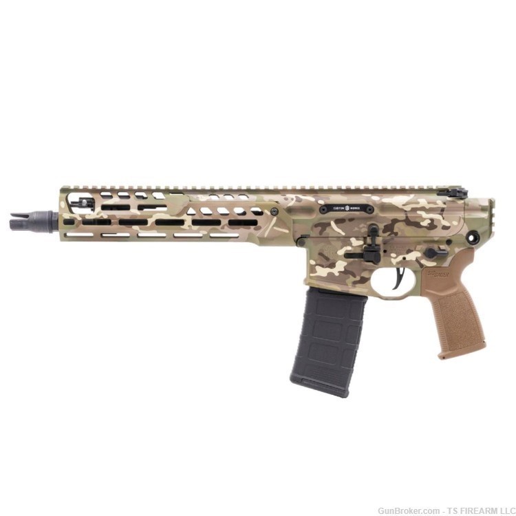Sig MCX SPEAR-LT Handgun 5.56mm 30rd mag 11.5in Barrel Multicam Cerakote-img-0