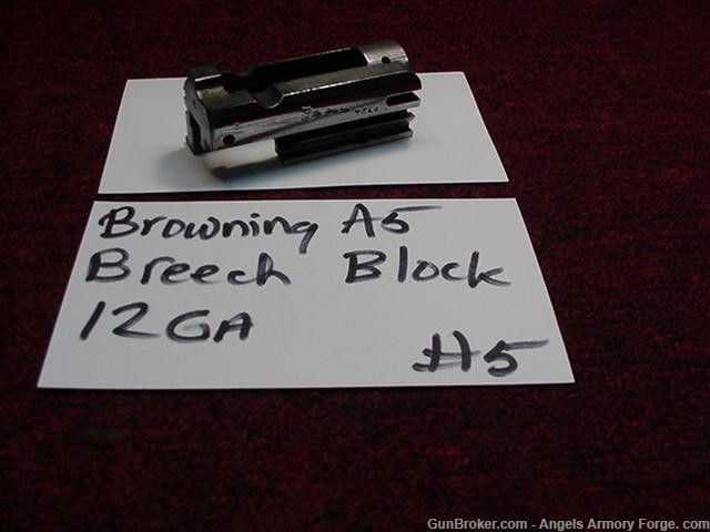 Browning Breech Block, 12 Ga, Used Factory Original-img-0