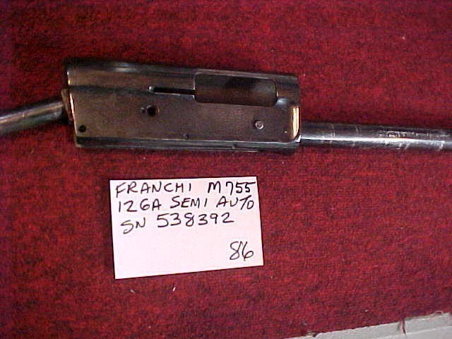 Franchi Mod 755 12 Ga Semi Shotgun Frame & Magazine Tube-img-0