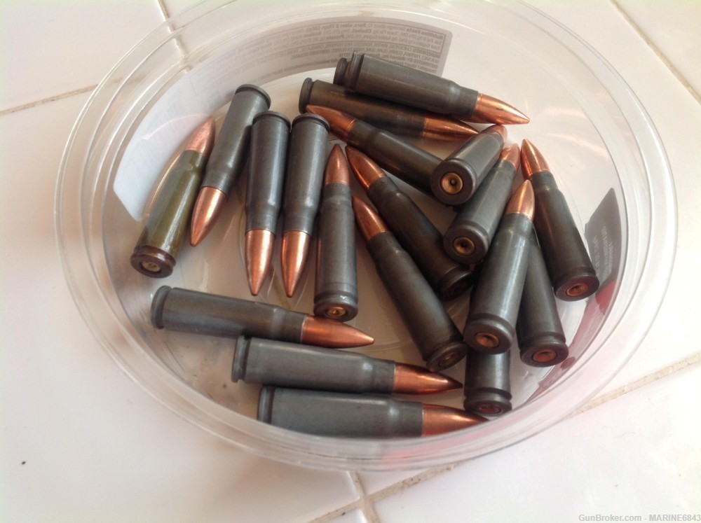 AK47-- 762 X 39 INERT DUMMY  AMMO  LOT OF 20-img-0