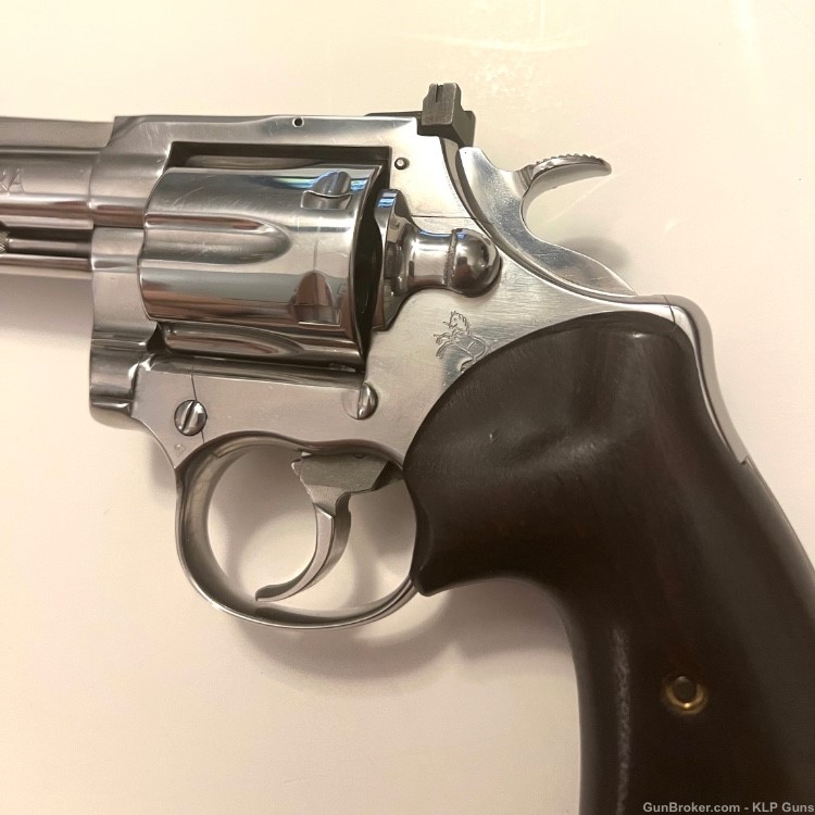 Colt King Cobra 1989 .357 Magnum 4” Mirrored Stainless Steel SNAKE GUN-img-8