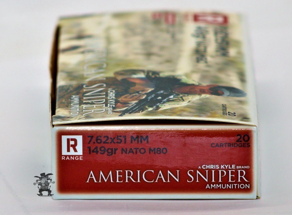 American Sniper a Chris Kyle Brand 149 Grain Brass M80 NATO 7.62x51 20 Rds-img-1
