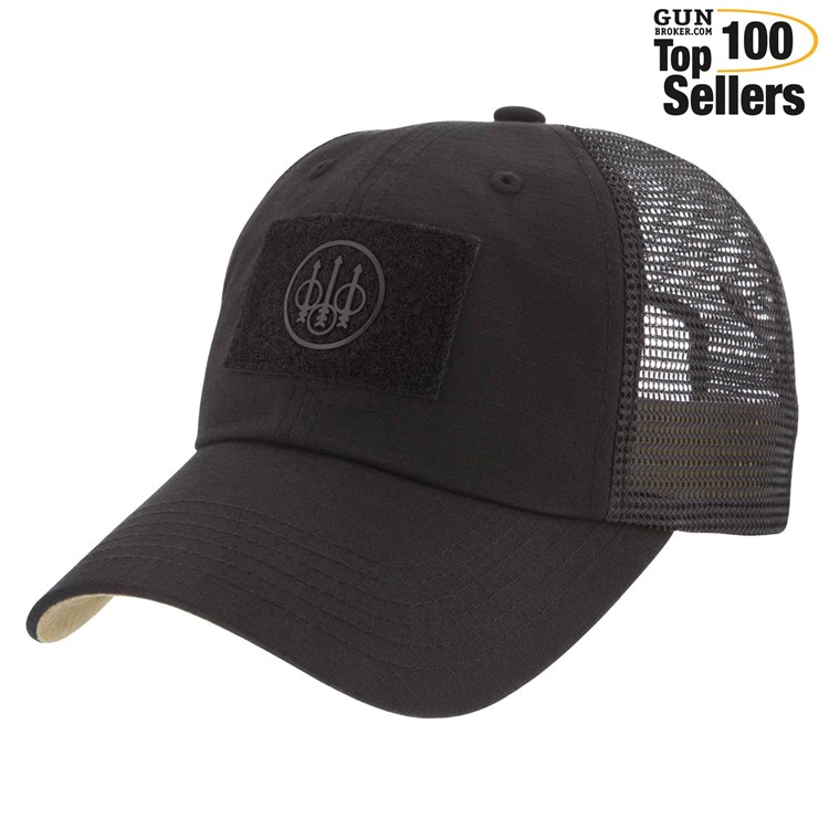 BERETTA Tac Patch Black Trident Hat (BC100016600999)-img-0