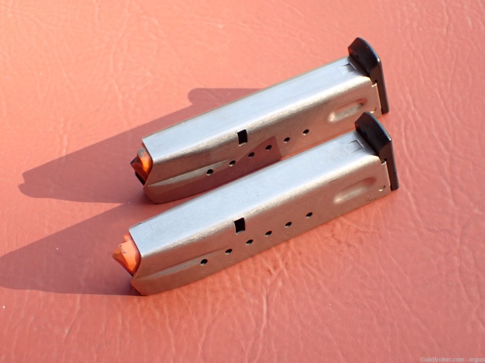 (2 TOTAL) SMITH & WESSON MODEL 5906 FACTORY 9MM 15RD STAINLESS MAGAZINE-img-4