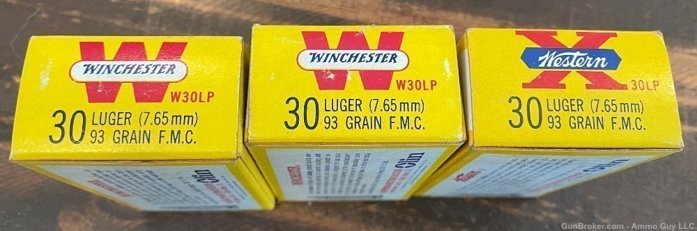 Western Winchester 30 Luger ammunition -img-1