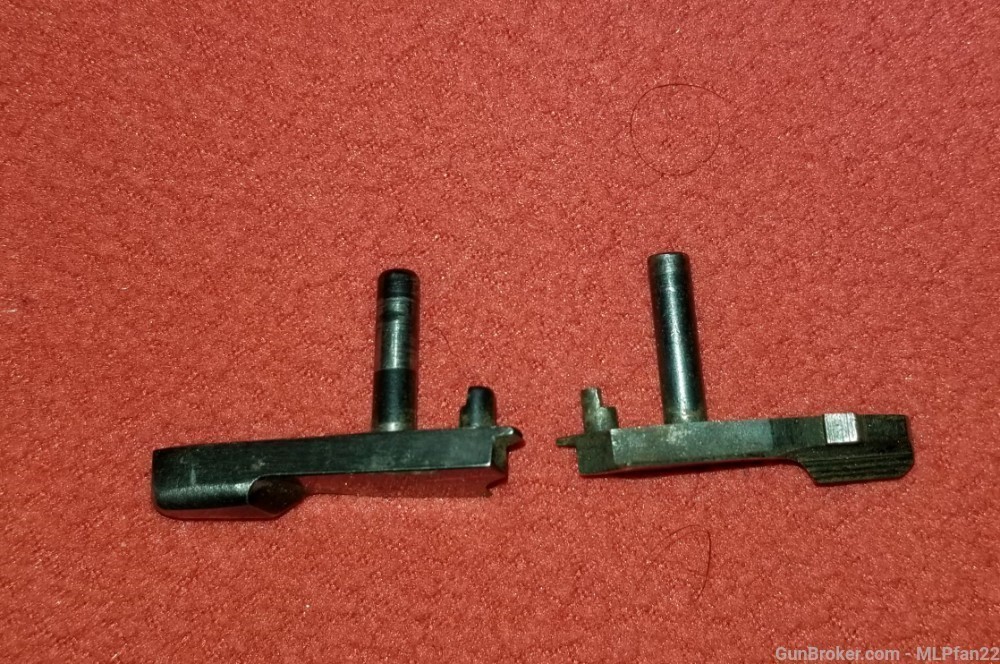 2 Colt Woodsman safeties prewar parts original -img-1